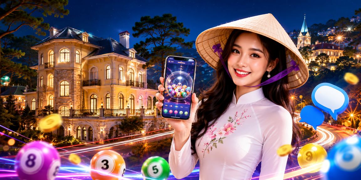 Người chơi xổ số tại Đà Lạt sử dụng điện thoại để nạp tiền và tham gia game trực tuyến